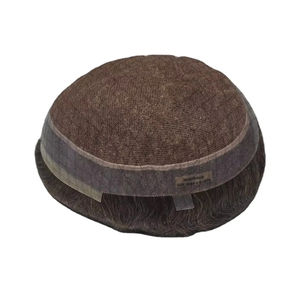 Peluca de Cabello Humano Australiano, Cabello Virgen Remy Indio, Prótesis Capilar, Toupee, Cabello Taz, BD - Product Image 1