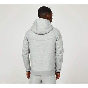 Último diseño personalizado, chándal para correr al aire libre, conjuntos de Jogger de tamaño adulto, sudadera con cremallera para hombre y pantalones de chándal de Color sólido - Product Image 2