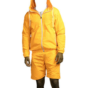 Custom Women's 2-Piece Track Windbreaker <b>Shorts</b> Set Reflective Logo Sport Streetwear Eco-Friendly Breathable Plus Size Cotton - Product Image 4