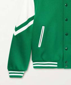 Chaqueta Universitaria de Lana para Hombre, Estilo Urbano, Personalizada con Bordado, Chaqueta Bomber de Invierno, Mangas Letterman, Alta Calidad - Product Image 6