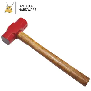 MRY Red Forged Steel Head Wood Wooden ball pein hammer Handle Sledge Hammer