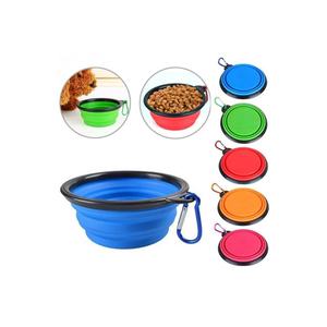 Tazón Plegable de Silicona para Comida y Agua para Perros, Ideal para Viajes - Product Image 1