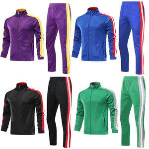 Chándal personalizado de poliéster de sublimación de talla grande, chándal informal con cremallera para hombre, chándal unisex de fútbol para correr - Product Image 5