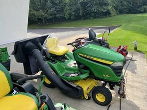 Original usado agrícola John para Deere X350 cortacésped tractor de jardín para la venta - Product Image 3