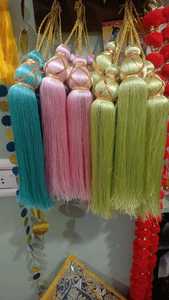 Wedding Event Decorate Wholesale Backdrop Colorful Tassels Indian Wedding Mehandi Decoration - Product Image 3