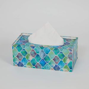 Boîte à mouchoirs de haute qualité Logo imprimé personnalisé porte-serviettes de supermarché boîtes à mouchoirs en plastique créatives Panton stockage par HF CRAFTS - Product Image 1