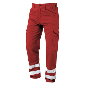 Pantalones DE SEGURIDAD reflectantes con protección de alta visibilidad Desgaste Algodón Poliéster Trabajo Pantalones DE SEGURIDAD reflectantes ligeros - Product Image 3