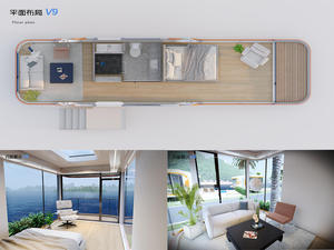 <span class=keywords><strong>Capsule</strong></span> spatiale certifiée CE avec cuisine, personnalisable pour usage personnel et développement hôtelier - Product Image 3