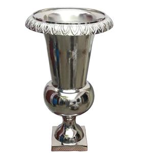 Jarrón Trompeta de Aluminio Cromado, Impresión Personalizada al por Mayor, Hecho a Mano, Duradero, Decoración para el Hogar, Urna/Trofeo de Mesa, Maceta para Eventos - Product Image 3
