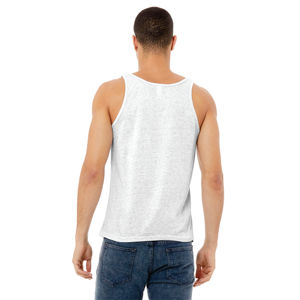 Side Seamed Retail Fit 100% Airlume Combed and Ring Spun Cotton 32 Single 4.2 oz Ash Unisex Jersey Tank - Product Image 3