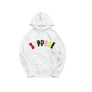 Sudaderas con Capucha Bordadas en Chenilla para Hombre, Precio al por Mayor, 100% Algodón, Tela Resistente Antiarrugas de Alta Calidad, Personalizables, Último Estilo - Product Image 1