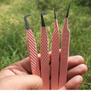 แหนบต่อขนตาจัดหาแหนบปลายเส้นใยแหนบแหนบแบบกําหนดเอง - Product Image 6