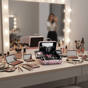 Valigetta XXL per Trucchi e Set per Unghie, Spazio Extra Large per Truccatori Professionisti - Product Image 3