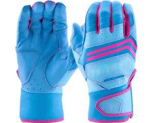 Gants de frappeur de baseball de haute qualité pour hommes Design en cuir souple pour les sports de plein air Gants de bating de softball de qualité supérieure - Product Image 2