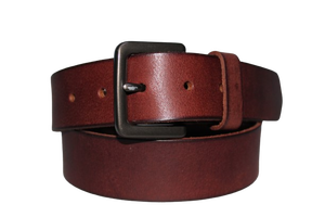 Ceinture en cuir de peau de vache véritable de style décontracté avec alliage brossé personnalisable pour boucle disponible chez le fournisseur en gros - Product Image 2
