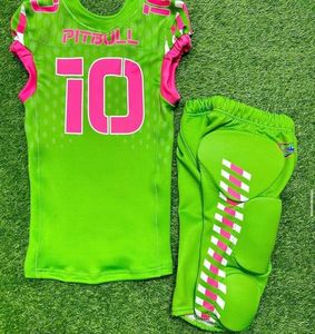 ชุดเสื้อฟุตบอลอเมริกันพิมพ์ลายแบบซับลิเมชั่นคุณภาพสูง ระบายอากาศได้ดี แห้งเร็ว ชุดทีมชาย - Product Image 3