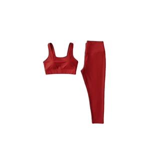 Conjuntos de yoga de 2 piezas para verano, tallas grandes para mujer, conjunto de yoga de dos piezas, ropa deportiva, leggings, sujetador deportivo, conjunto de yoga para mujer, pantalones ajustados. - Product Image 1