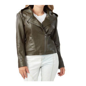 Veste matelassée en peau de mouton pour femme au meilleur prix, service OEM ODM, qualité supérieure, fermeture éclair avant, poche, imperméable, respirante, finition de qualité - Product Image 1