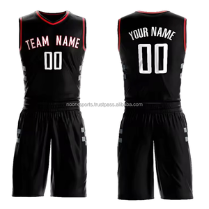 ชุดเครื่องแบบบาสเก็ตบอลระบายอากาศสำหรับผู้ชายชุดเสื้อเจอร์ซี่กางเกงขาสั้นดีไซน์ทันสมัยสำหรับฤดูร้อน - Product Image 1