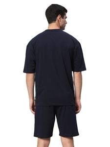 Ensemble de survêtement de sport en coton respirant pour homme, design personnalisé, short et t-shirt 2 pièces - Product Image 2