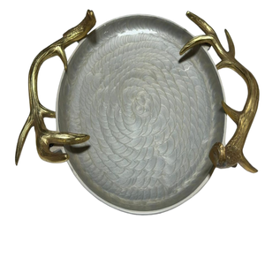 Bandejas decorativas de aluminio de venta caliente y servicio único para uso doméstico disponibles en diseños personalizados a precios razonables - Product Image 5