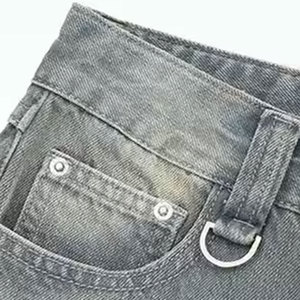 Short en jean décontracté à motif uni pour hommes, vêtements d'entraînement de haute qualité Offre Spéciale le style High Street - Product Image 3