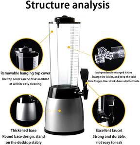 Torre <span class=keywords><strong>de</strong></span> <span class=keywords><strong>Cerveza</strong></span> <span class=keywords><strong>de</strong></span> Plástico Tipo <span class=keywords><strong>Barril</strong></span> <span class=keywords><strong>de</strong></span> Tigre para <span class=keywords><strong>Cerveza</strong></span> Budweiser, Enfriador <span class=keywords><strong>de</strong></span> <span class=keywords><strong>Cerveza</strong></span> <span class=keywords><strong>de</strong></span> Cobre - Product Image 6
