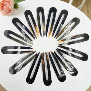 Épingles à cheveux en corne de buffle polie pour femmes, bâton de coiffure en corne de bœuf, accessoire naturel - Product Image 6