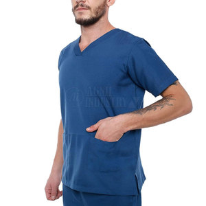 Uniformes Médicos de Alta Calidad para Hombre, 100% Algodón, Conjuntos de Uniformes Quirúrgicos Personalizados al por Mayor, 2025 - Product Image 4