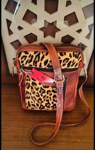 Cuir véritable naturel fait à la main mode élégant bandoulière Slingbags fermeture à glissière chaînes capacité personnalisable prix de gros - Product Image 4