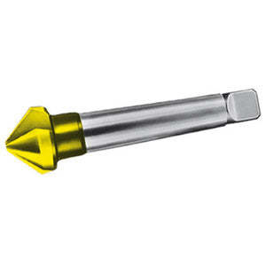 Juego de 34 brocas avellanadoras premium de 3 filos, cabeza cónica de 90°, 1/2 pulgada, acero HSS recubierto de titanio 8822g - Product Image 1