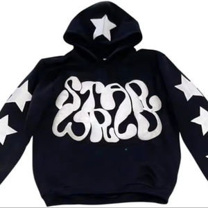 Star Hoodie for Men Women Y2k Graphic Hoodies Baggy Vintage Sweatshirt <b>Aesthetic</b> Jacket Trendy Clothes - Product Image 1