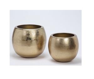 Jarrón de Aluminio Dorado de la Mejor Calidad, en Cantidad a Granel, Decoración Festiva Moderna y Única para el Hogar, Decoración de Mesa, Hecho a Mano en India - Product Image 4