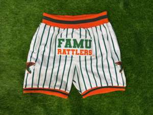 Pantalones Cortos Deportivos para Hombre de la Universidad FAMU de Florida, Ecológicos, Antiarrugas, con Patrón Bordado, Estilo Vintage, Cintura Alta, Servicio OEM - Product Image 2