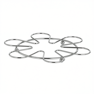 Trivet de Metal Cromado Pulido (22cm) 270821, Utensilio para Accesorios de Cocina Artex - Product Image 2