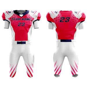 Nuevo Diseño 2026 Uniforme de Fútbol Americano 7V7 Personalizado, Ropa Deportiva Transpirable de Poliéster para Hombre de Manga Corta con Logotipo Personalizado - Product Image 3