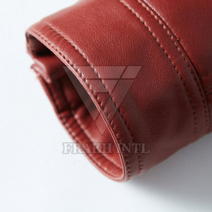 Vente chaude Combinaison de course moto en cuir d'hiver personnalisée avec col montant et design à capuche Veste en cuir Service OEM - Product Image 6