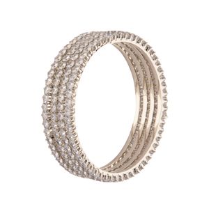 Brazaletes indios de fabricante indio, pulseras de boda de cristal CZ con diamantes de imitación, pulsera nupcial, joyería de cristal de moda para mujer - Product Image 5