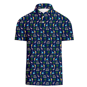 Polos de talla grande para hombre, Polo de tela de punto transpirable, Polo de estilo vintage, Polo de manga corta para hombre - Product Image 1