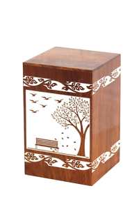 Urnas de madera para cremación de cenizas humanas hechas a mano para adultos urnas de palisandro para cenizas grandes - Product Image 3