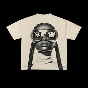 Camiseta de Cuello Redondo con Estampado Gráfico Personalizado para Hombre, de Alta Demanda, Ajuste Holgado, Fabricante Profesional a Precios de Mayoreo - Product Image 3