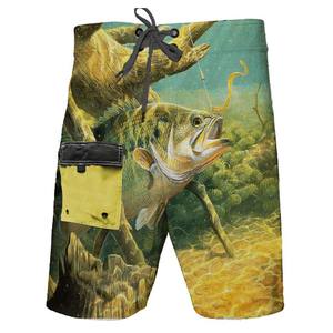 Shorts de Pesca para Hombre, Casuales, de Secado Rápido, Impermeables, Transpirables, Ecológicos, de Alta Calidad, Ropa de Playa Deportiva, Personalizados con Diseño Digital - Product Image 1