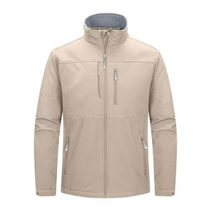 Chaquetas Softshell Personalizadas de Alta Calidad para Hombre, Fabricante OEM y ODM, Cuello Alto, Capucha Impermeable para Invierno - Product Image 1
