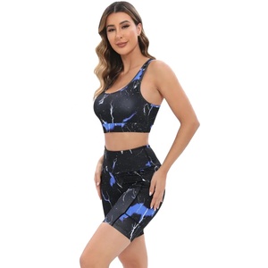Ropa de entrenamiento personalizada para mujer, conjuntos deportivos de yoga para gimnasio de la más alta calidad al por mayor con patrón sólido de servicio OEM - Product Image 4