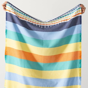 Toalla de playa turca Peshtemal Hammam, sin arena, multicolor - Product Image 3