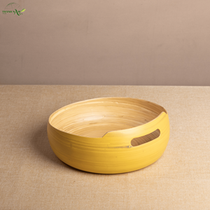 Tazón Curvo Más Vendido, Tazón de Bambú 100% Natural para Uso Doméstico y en Restaurantes de Thanh Nam Arts - Product Image 1