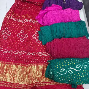 Sari de Seda Modal Hecho a Mano para Vestir de Noche, Casual, de Lujo, Elegante para Uso Diario, a Precio de Mayoreo por Proveedor - Product Image 1