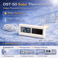 Thermomètre solaire numérique DST-50, thermomètre LCD, haute précision, mini thermomètre industriel