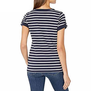 Meilleur design T-shirt pour femme T-shirt pour femmes T-shirt décontracté en polyester/coton T-shirts vierges pour femmes Léger séchage rapide - Product Image 2