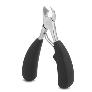 Wholesale Cuticle Nail Nipper Dead Skin Cuticle Fingernail Toenail Nail Clippers Rubber Grip Handle With Custom Size - Product Image 1